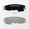 KUST Black Dash Cover for Ford Ranger 1995-2011/Ford Explorer 1995-2001/Mazda