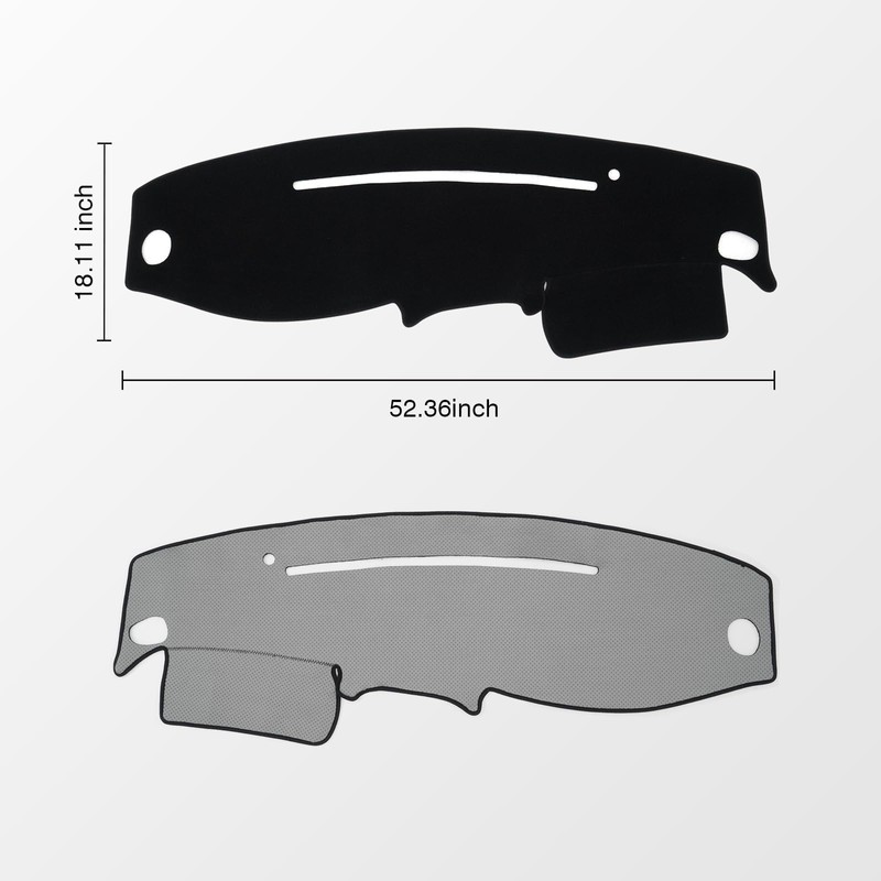 KUST Black Dash Cover for Ford Ranger 1995-2011/Ford Explorer 1995-2001/Mazda