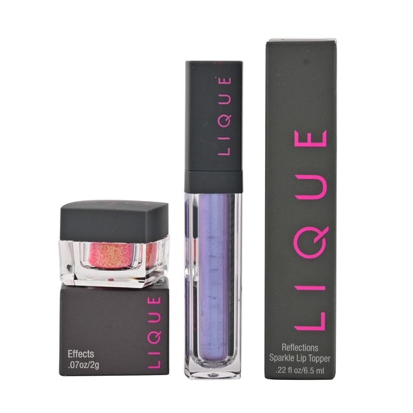 LIQUE Set of 2 Highly Pigmented Long Lasting Smudge Proof