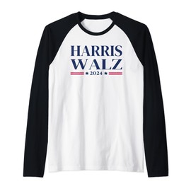 Harris Walz 2024 Election Kamala Harris Tim Waltz 2024 Raglan Baseball Tee