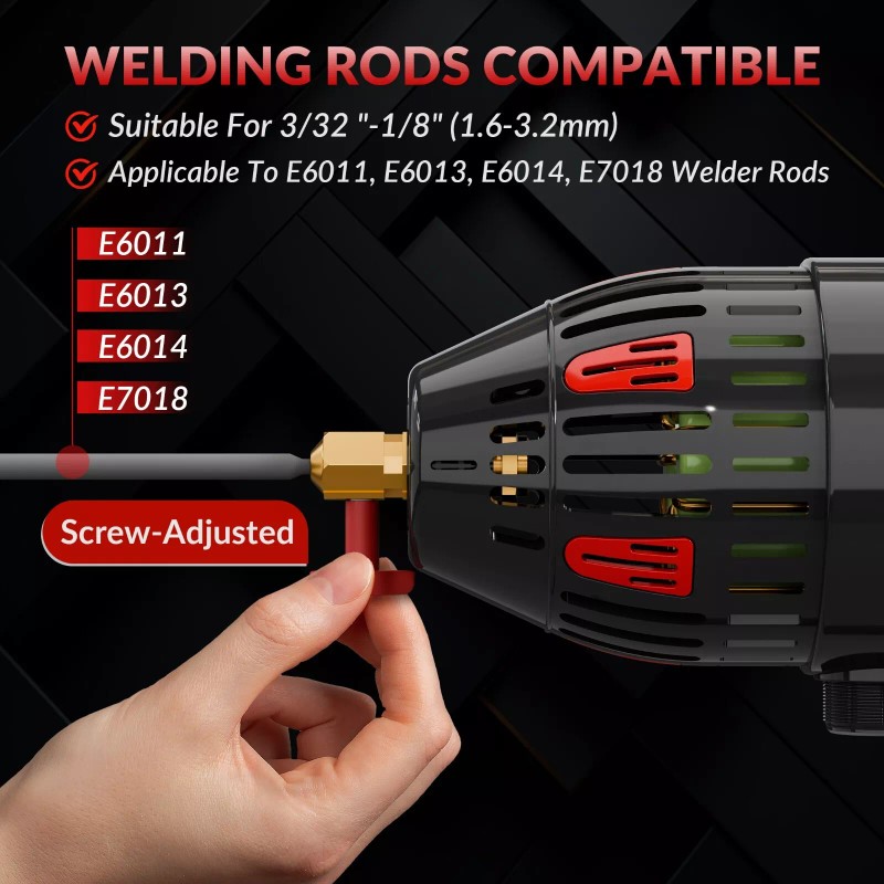 GZ GUOZHI 110V 130A Portable Handheld Stick ARC Welder with