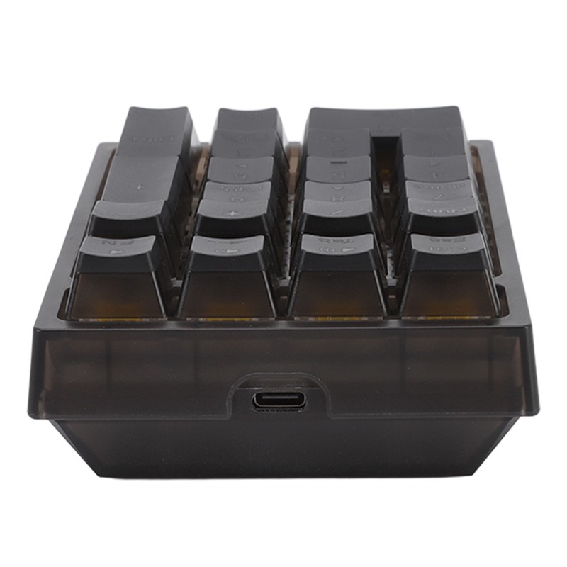 21 Key Numeric Keypad RGB Backlit Ergonomic Small Mechanical Numpad