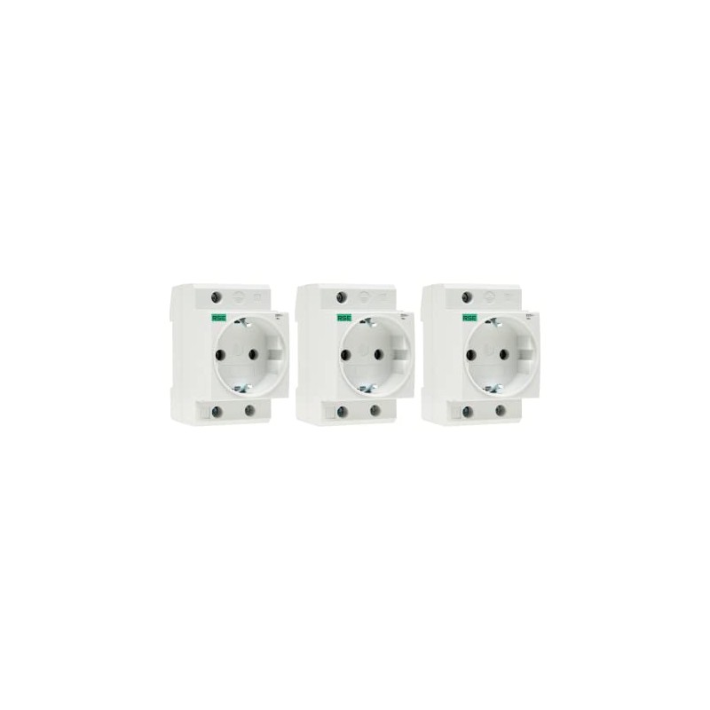 RSE Built-in Socket 230 V/16 A Sockets for DIN Rail