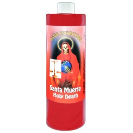 3 BOTTLES HOLY DEATH SPIRITUAL WATER-SANTA MUERTE AGUA ESPIRITUAL 16OZ - MAGICK PAGAN