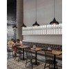 COTTMIC Black Dome Pendant Light 3 Pack, Farmhouse Pendant Lights