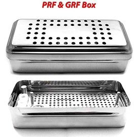 MEDSPO Professional Dental PRF Box | PRF GRF Cassette | Relleno Luxating | Extracción quirúrgica de raíces | Almacenamiento de instrumentos de periodótomos osteótomos (PRF GRF BOX)