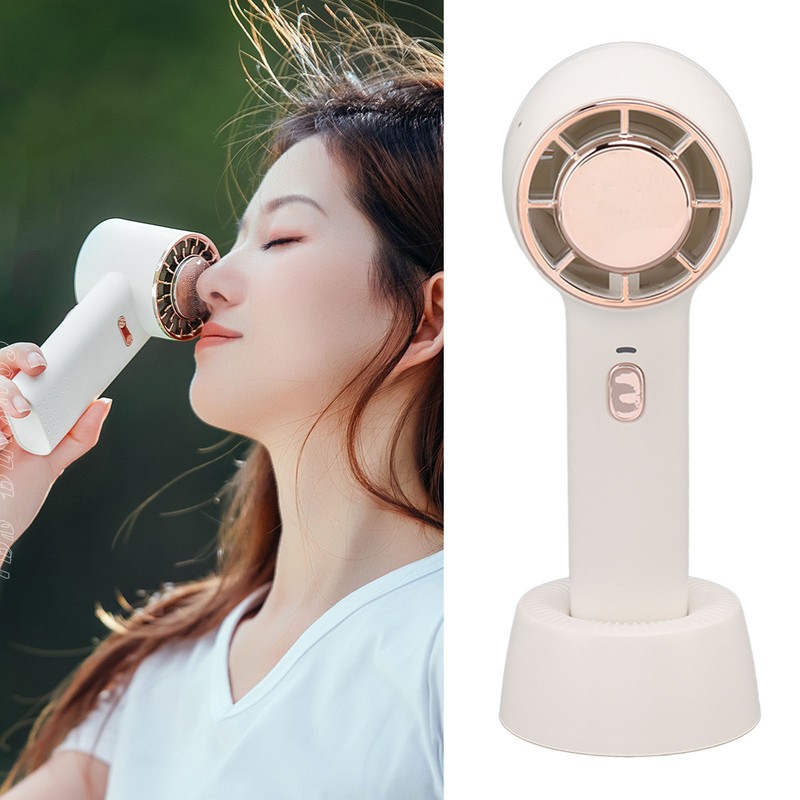 Portable Handheld Fan Semiconductor Cooling USB Rechargeable Quiet Adjustable Mini