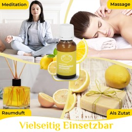RATHAUS APOTHEKE WIEN® Sicilian Lemon Oil 20 ml [For Your Personal Season] - Highest Purity Essential Oil for Aromatherapy - Physical, Mental & Spiritual Wellbeing