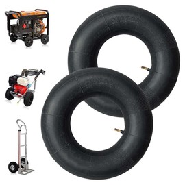 Udbrud 2 Pcs Tire Inner Tubes, 4.10/3.50-6 Wheelbarrow Inner Tube, Replacement Inner Tube, Thickened Inner Tube, 6inch Inflatable inner tube Replacement compatible with Wheelbarrows Carts Hand Trucks