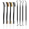 Wire Brush Small Set, 8 Pieces Wire Brush Set, Stainless
