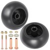 CheeMuii 2 Pack Lawn Mower Deck Wheel Kit Heavy-duty Mower