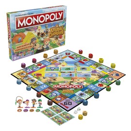 MONOPOLY Animal Crossing New Horizons Edition Board Game for Kids Ages 8 and Up, Fun Game to Play for 2-4 Players