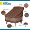DUCKCOVERS Ultimate Waterproof Patio Lounge Chair Cover, All Weather Protection,