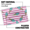 Kids Ice Cream Cones and Stripes Pattern 1-Ply Reusable Face