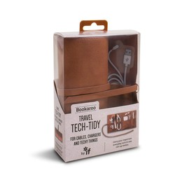 IF 41002 Bookaroo Travel Tech-Tidy - Brown, 16 cm