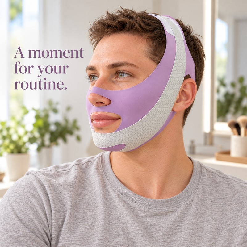Face-Lift With Sleep Face V Shaper Facial Slimming Bandage Relaxation