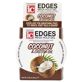 Fantasia Ic Coconut & Castor Oil Edges Mega Hold Gel