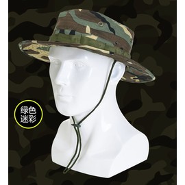 Sun Hat Outdoor Hiking Hat Fishing Hat Trekking Foldable Safari Hat 55-60 cm Sun Hat Men's Camouflage Rounded Hat Fisherman Jungle Hat Garden Hat Fishing Hat, Style 4