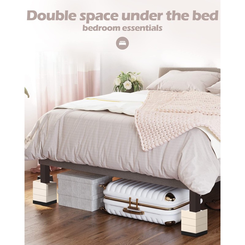 Furniture Risers, Tclouda Bed/Sofa/Desk/Table/Chair Leg/Fridge Lifts to 1.5, 3 and