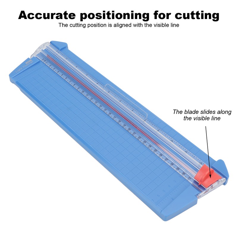 Small Paper Cutter Accurate Scale Metric Imperial System Lightweight Durable