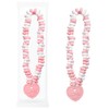 Fruidles Valentines Stretchable Heart Necklace Candy, 12-Pack, Multicolor Fruit-Flavored Chewables
