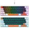 Snpurdiri 60 Percent Wired Gaming Keyboard, RGB Backlit Mini Gaming