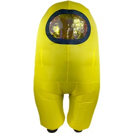KAPTOYS Among Us Inflatable Adult Costume,‎10512,Yellow