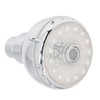 G1/2 Male Thread Shower Head Temperature Controlled 3 Color Changing