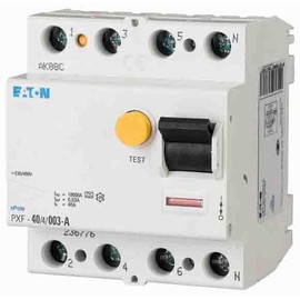 Eaton 236779 Fi-Circuit Breaker 4-Pin 40A 500mA PXF-40/4/0.5A