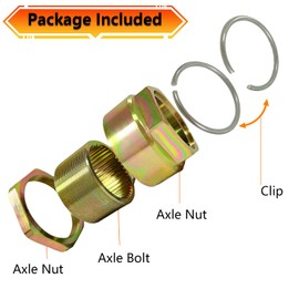 BIGLKNM Rear Axle Lock Jam Sleeve Nut Clip for Honda Sportrax 300 400 TRX300EX TRX400EX TRX400X TRX450R TRX450ER TRX250X TRX300X ATC250R ATC350X