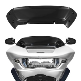 Kiawnia 6" Wave Windshield Windscreen Compatible for Harley CVO Road Glide FLTRXSE, CVO Road Glide ST FLTRXSTSE, Road Glide FLTRX 2024 for CVO Road Glide FLTRXSE 2023 (Black)