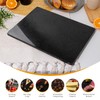 Adolif Natural Black Granite Marble Pastry and Cutting Board, 12x20x0.6