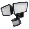 Patriot Lighting Black LED Solar Dual Head Motion Sensor Outdoor