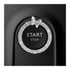 NYTKL Bling Ring Emblem Car Accessories, Crystal Rhinestone Butterfly Key