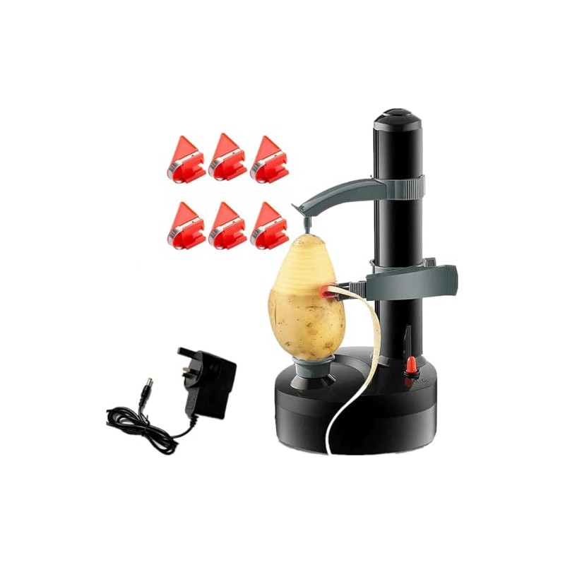 Mingfuxin Electric Potato Peeler, Automatic Rotating Apple Peelers Potato Peeling