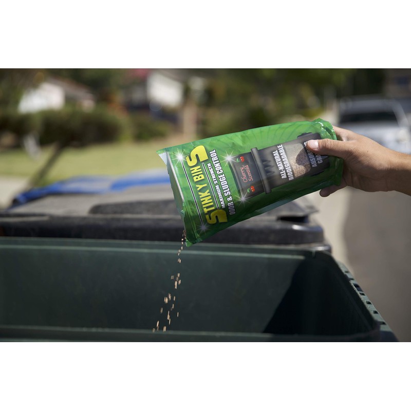 Stinky Bins Garbage Odor Eliminator – Cherry Scented Absorbing Granules