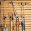 KURUI Metal Wall Hooks for Hanging Heavy Duty, 6Pcs Garage
