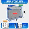 10x7ft Golf Net w/Extra Striking Net, Heavy Duty Golf Hitting