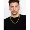 U7 Mens, Women Gold Chains 18 Inch Stainless Steel Rapper