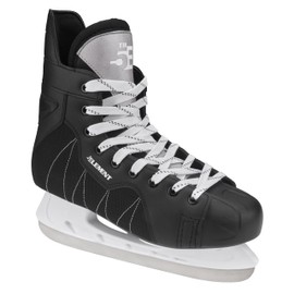 5th Element Stealth Ice Hockey Skates - Perfect for Recreational Ice Skating and Hockey - True-to-Size Fit and Moisture Resistant Liner Ice Skates for Men (Black/White, 7.0)