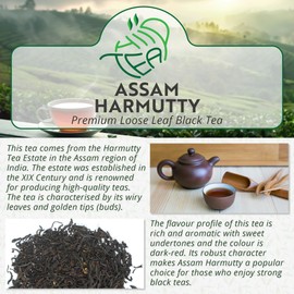 Assam Harmutty Premium Loose Leaf Black Tea Second Flush SFTGFOP1 (100g)