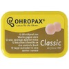 Ohropax Reusable Wax/Cotton Ear Plugs - 12 Count with Clear