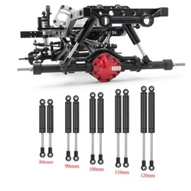 XUNJIAJIE Pack of 4 RC Shock Absorbers 110 mm Shocks Absorber Internal Spring for 1/10 RC Crawlers Car Axial SCX10 D90 TRX4 Wraith Accessories