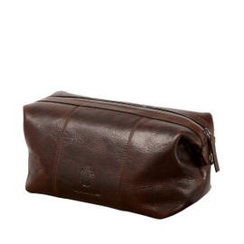 Leonhard Heyden Roma Toiletry Bag 25 cm, brown, Toiletry bag