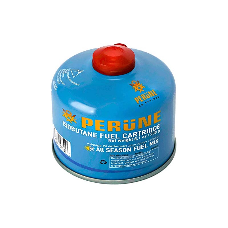 Perune Iso-Butane Camping Fuel Gas Canister All Season Mix -