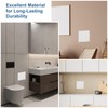 PATIKIL 5x5 Inch Removable Hinged Access Panel, 3Pcs ABS Plumbing