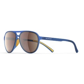 TAC Polarized Tinted Classic Vintage Retro 70s Sunglasses, Double Beam TR-90 Frame for Women Men, UV 400 Protection, Blue,