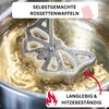 Westmark Wafflebäckerei, with 3 designs, with recipe booklet, mold size: