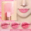 BINGBRUSH Peach Color Changing Lipstick,Moisturizer Long Lasting Lip Care Lip