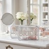 OHiZVZV 2-Piece Bride Makeup Case Set, Cosmetic Pouch & Toiletry